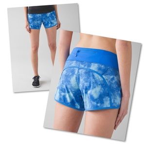 Lululemon | Run Times Short Tidal Trip Pipe Dream Blue